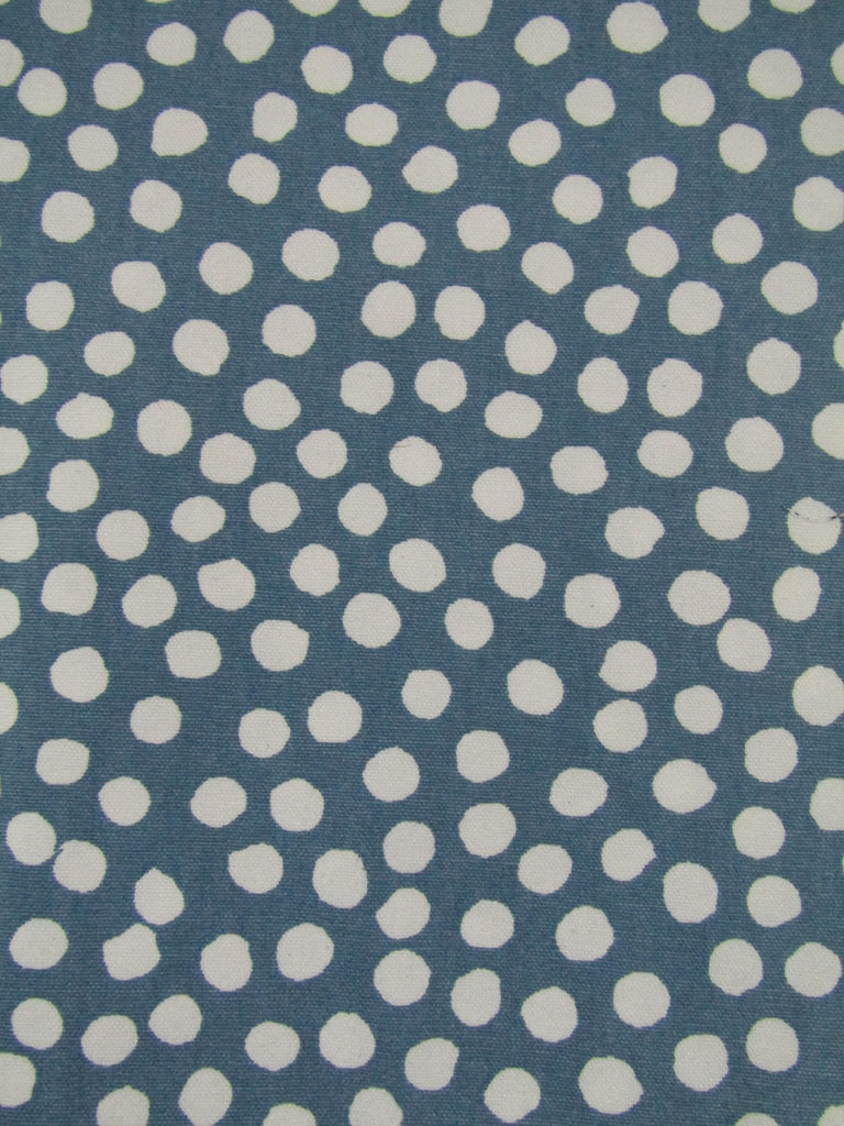 Pram bassinet liner-Dots,powder blue