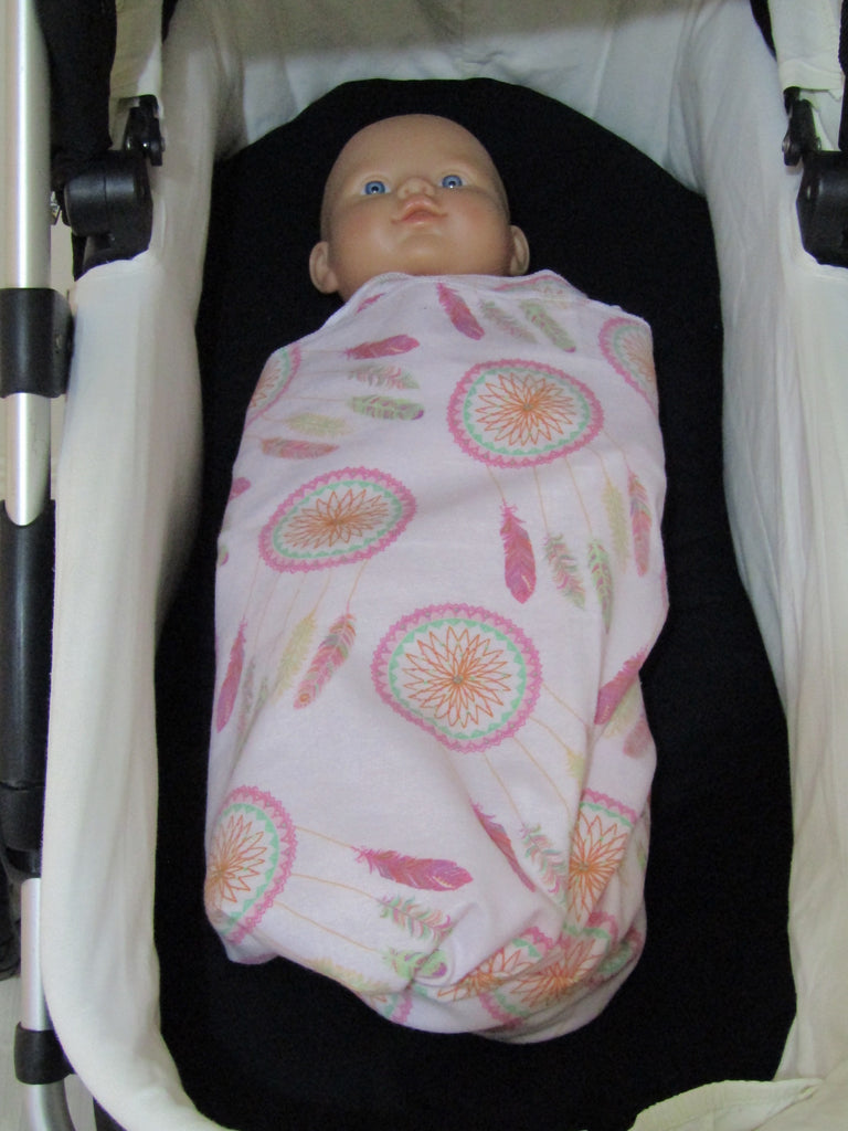 Flannelette baby wrap,blanket-Dreamcatchers
