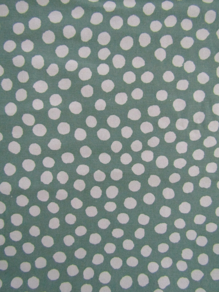 Pram liner set universal,100% cotton-Dots,spearmint
