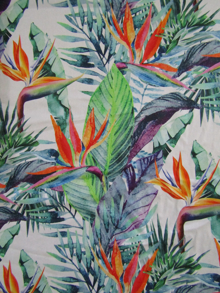 Pram bassinet liner-Bird of paradise flower