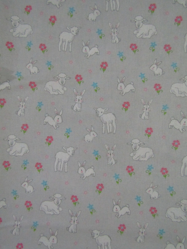 Pram liner set universal,100% cotton-Sheep