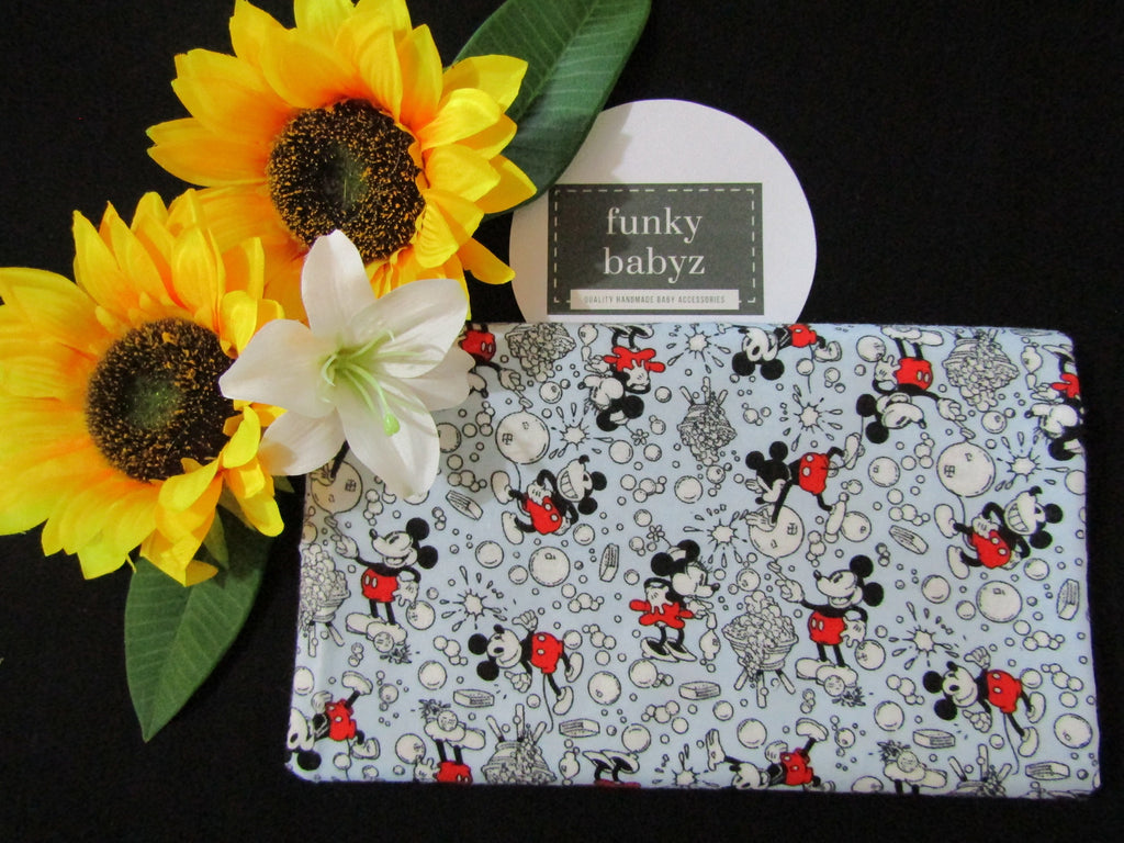 Flannelette baby wrap,blanket-Mickey,Minnie mouse bubbles