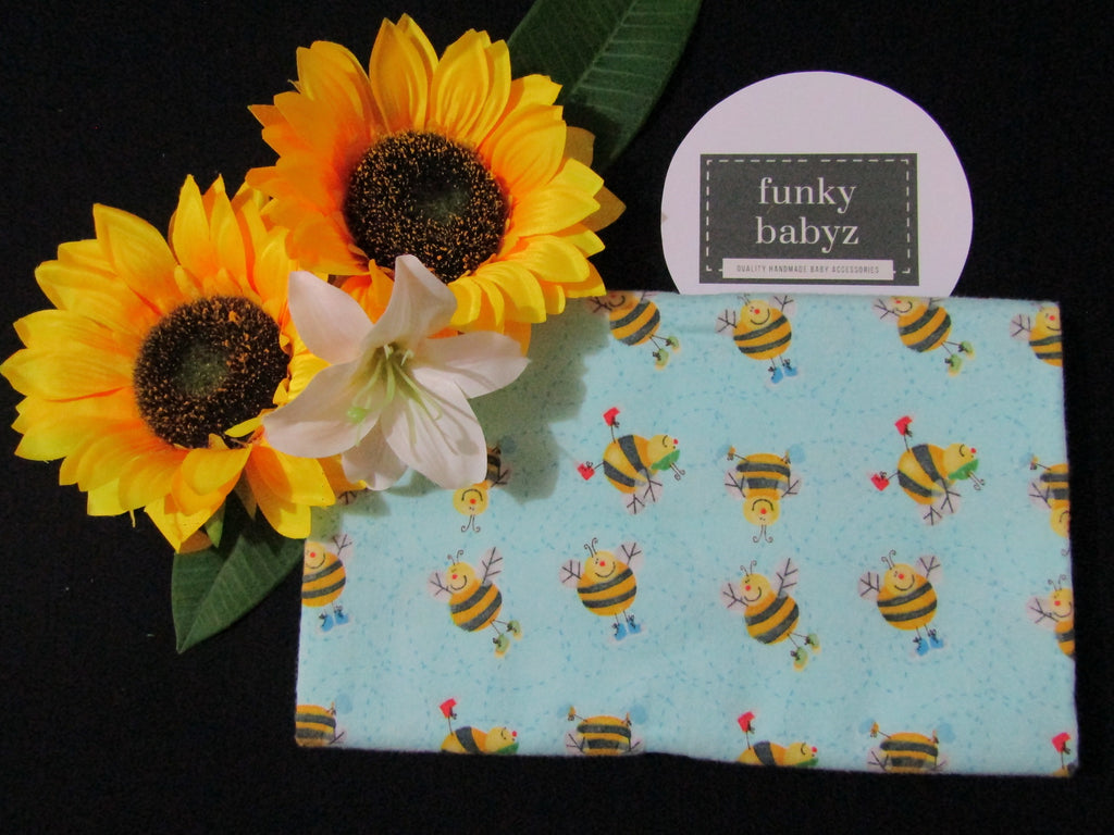 Flannelette baby wrap,blanket-Happy bee