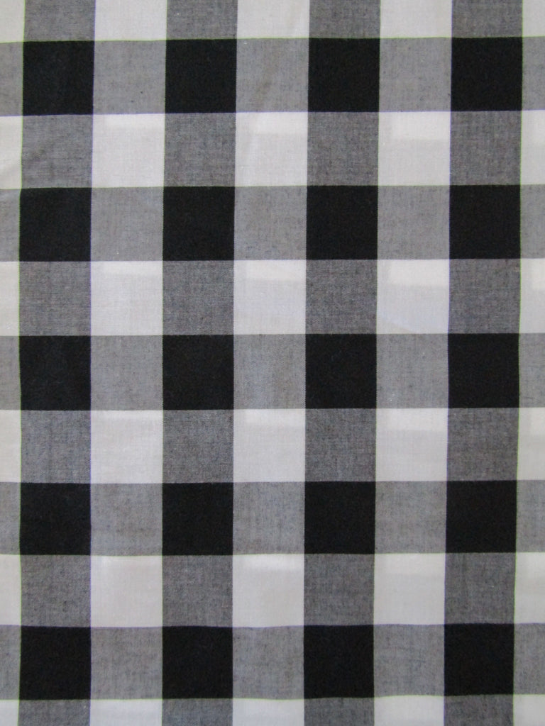 Pram belly bar cover-Black gingham,large squares