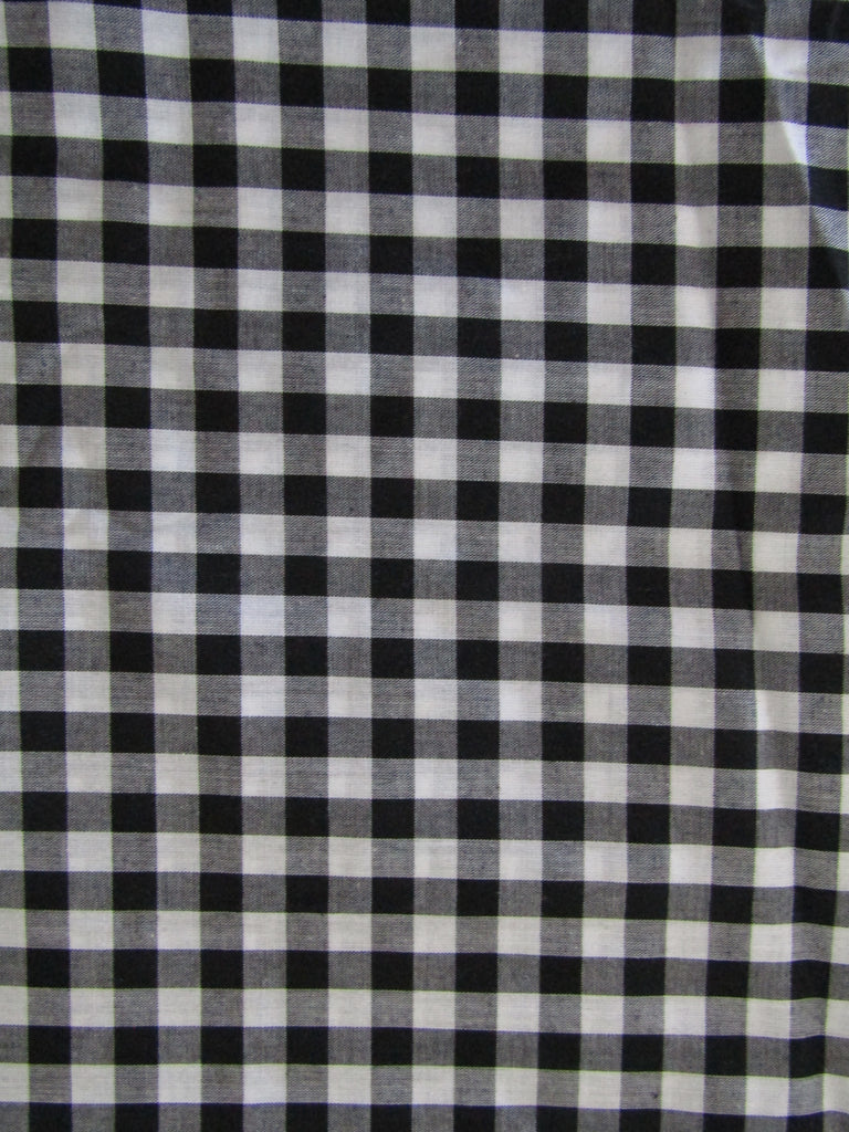 Pram bassinet liner-Black gingham,small squares