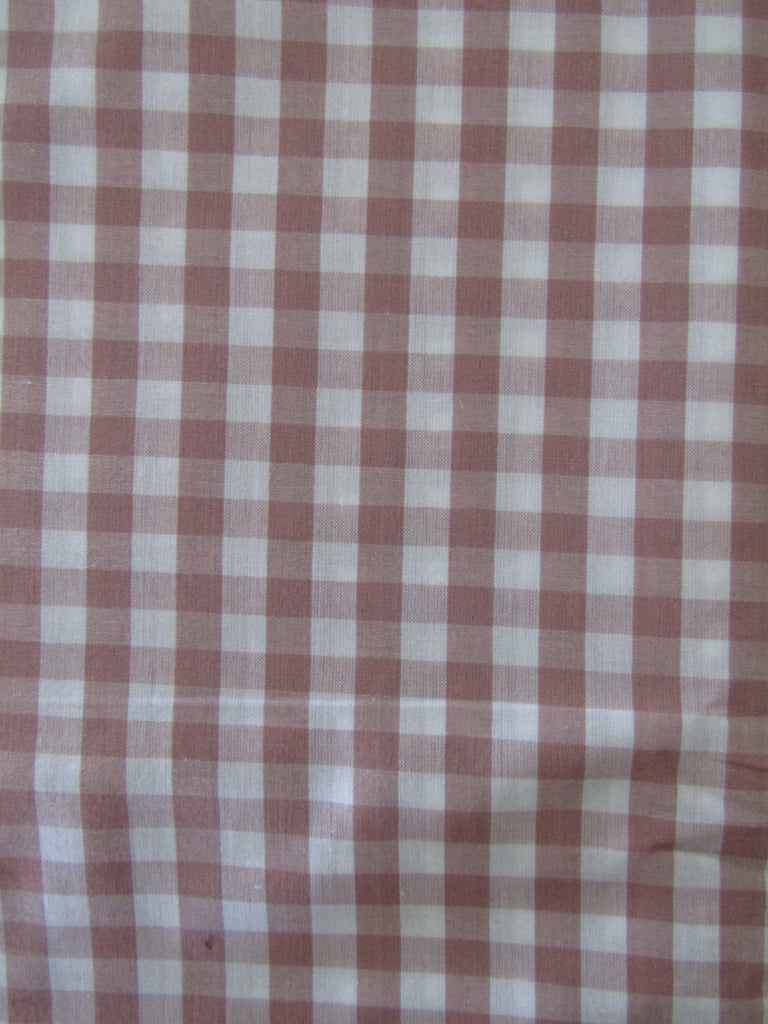 Seat belt covers- Dusty rose gingham