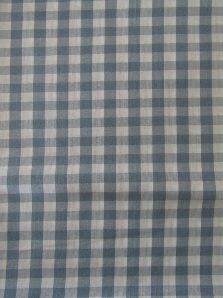 Seat belt covers- slate blue gingham